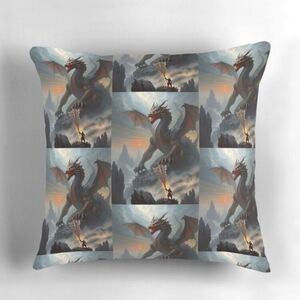 Battle throw pillow case only